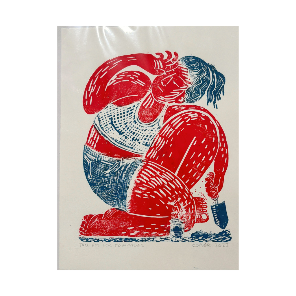 too hot for tomatoes print