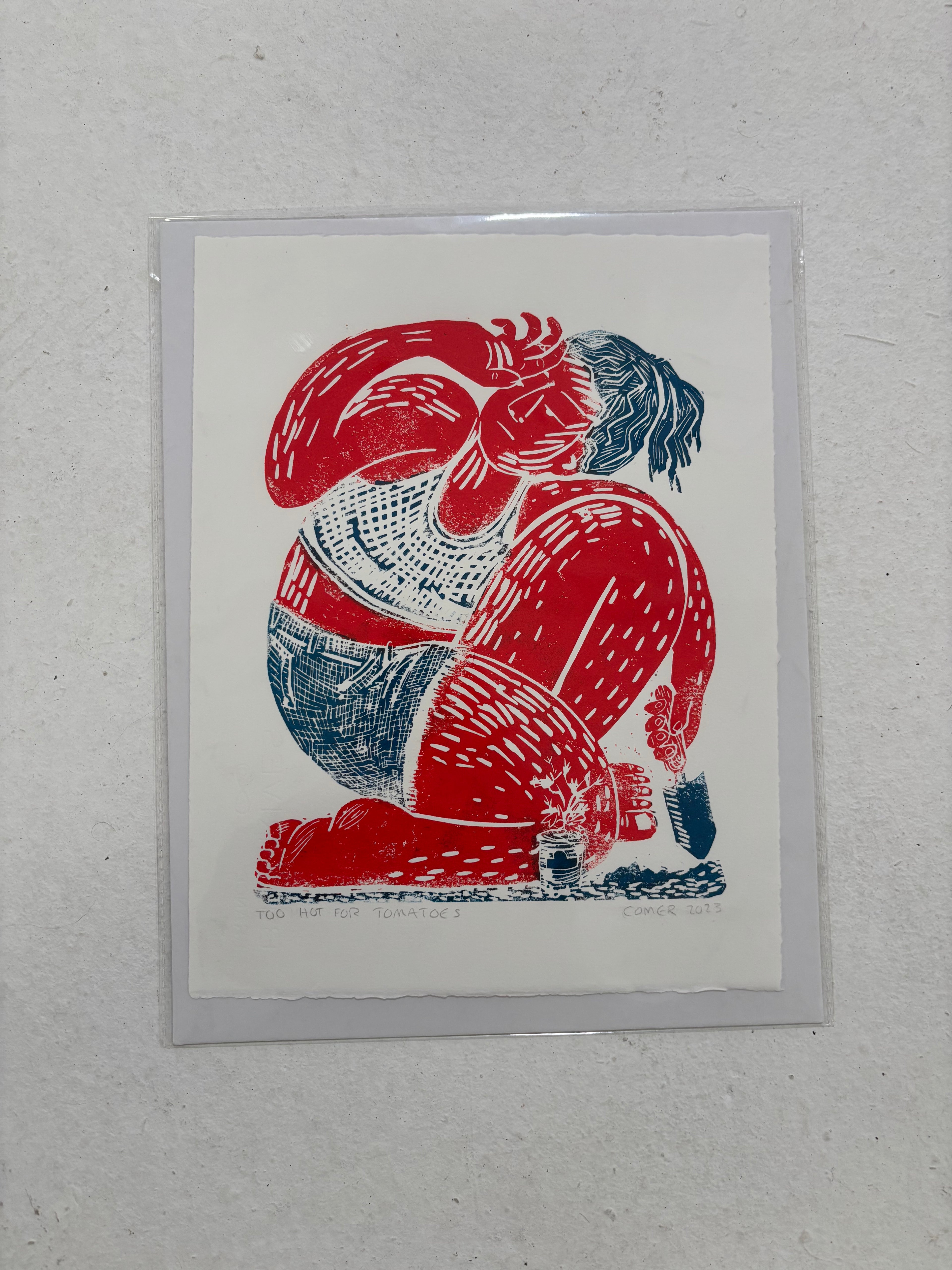 too hot for tomatoes print