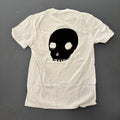 skull pocket T - white