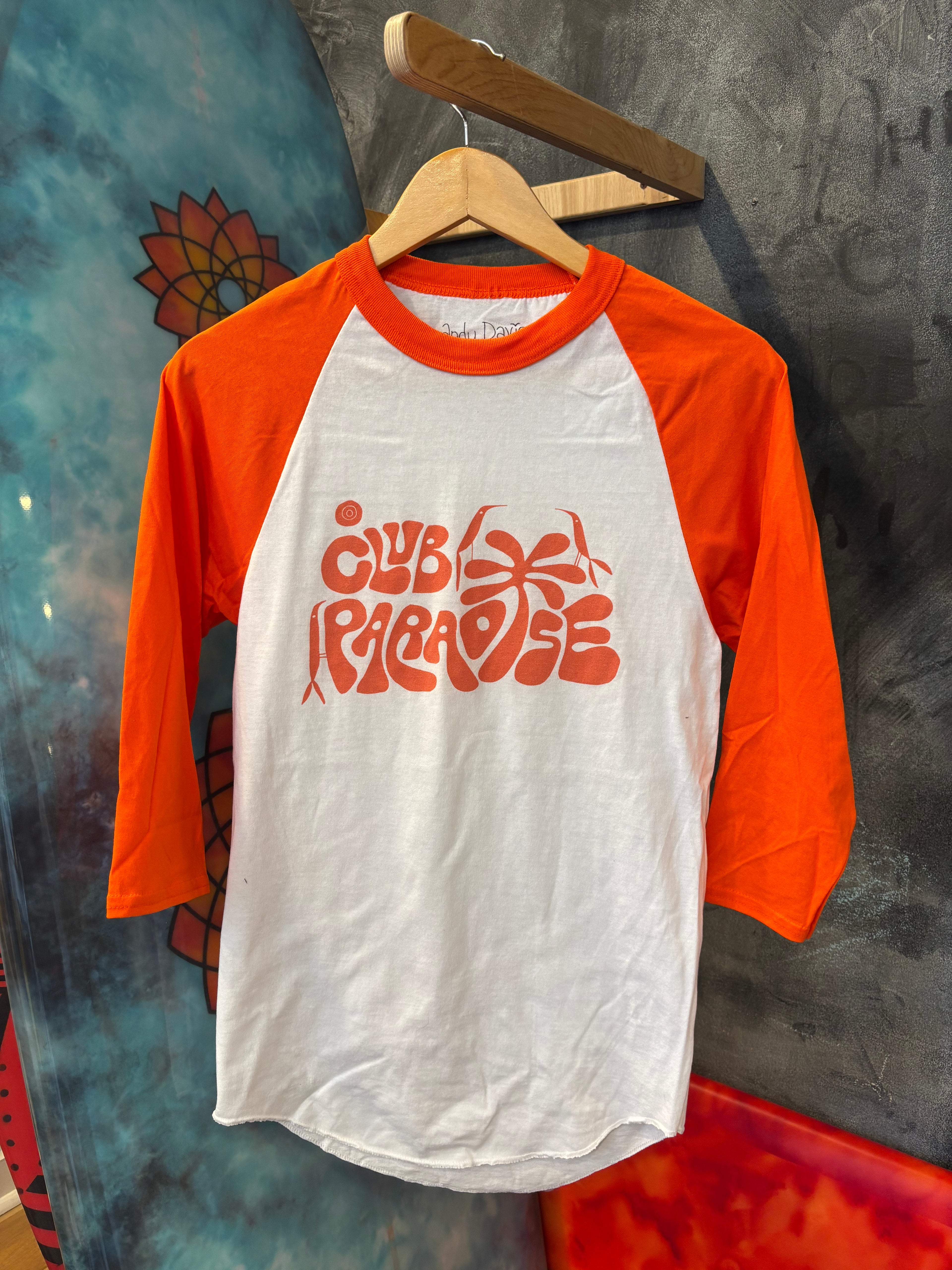 club paradise baseball Tee