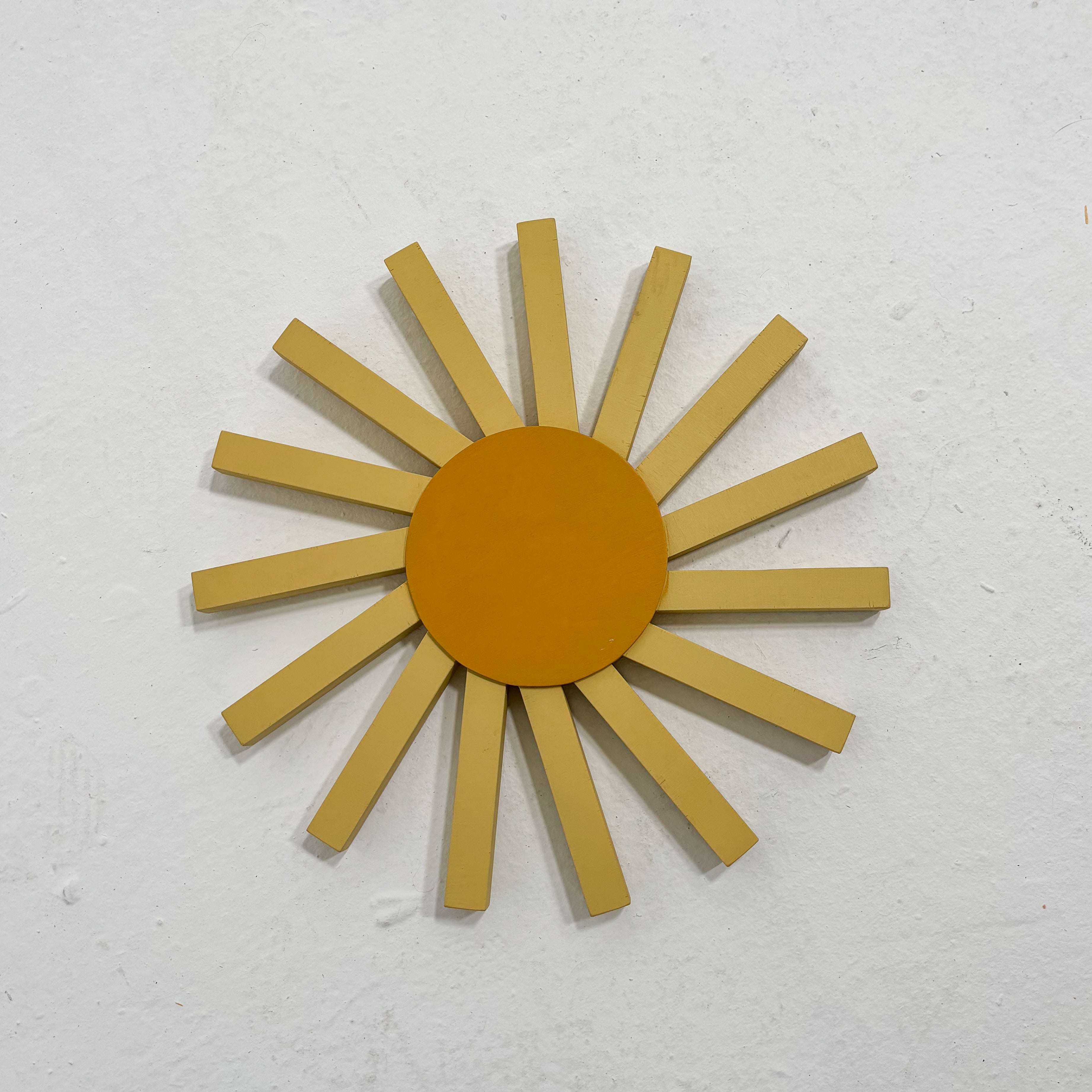 sun sculpture, yellow