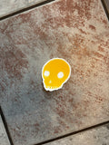 large skull sticker