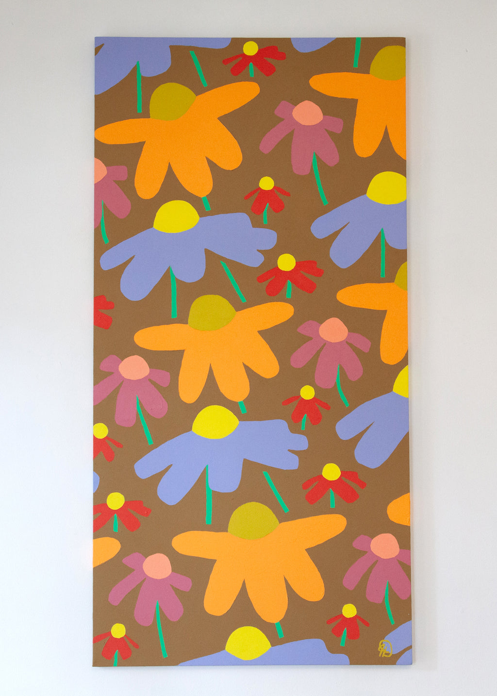 seasonal floral panel