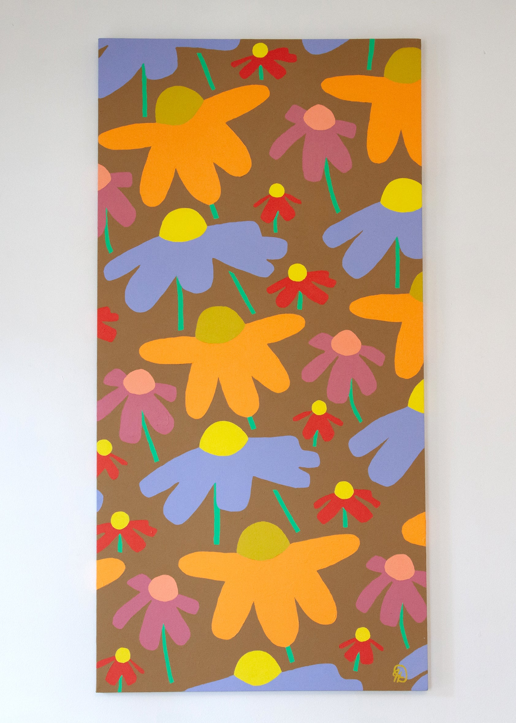 seasonal floral panel
