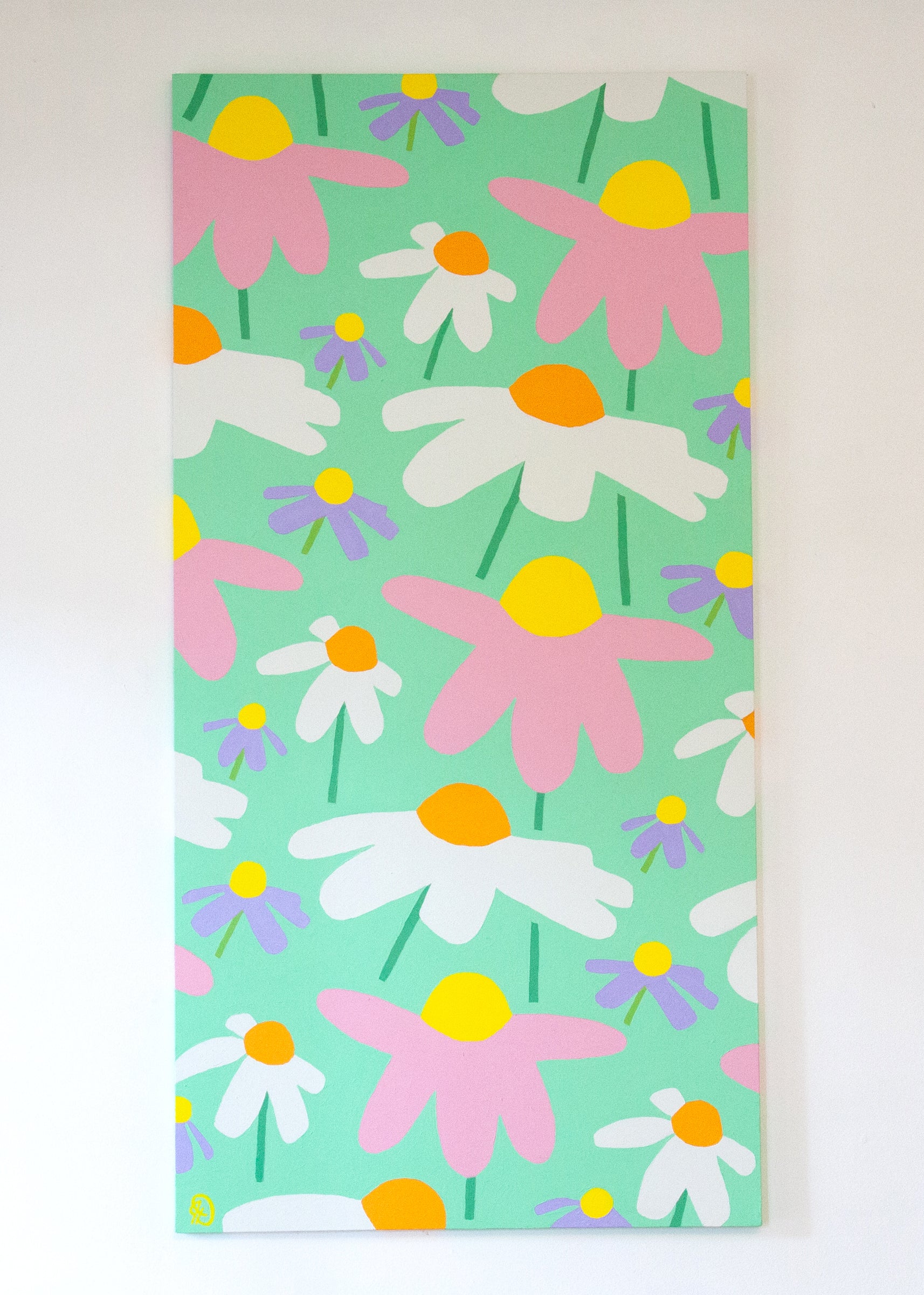 seasonal floral panel