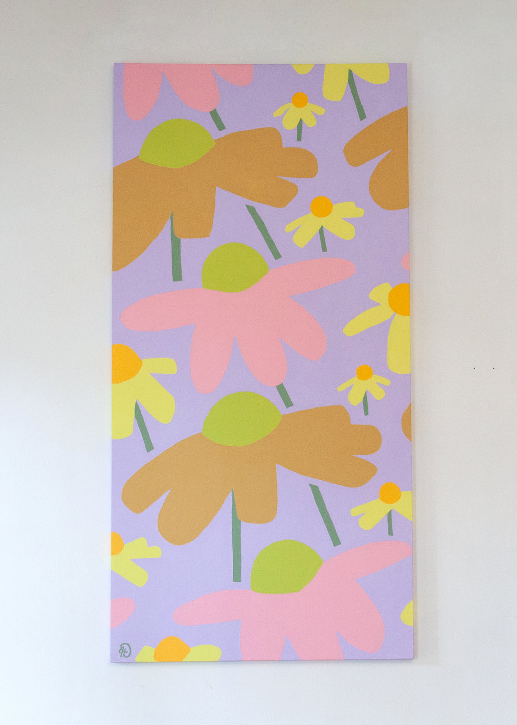 seasonal floral panel