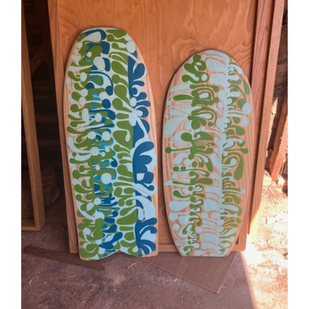 Painted Paipo Board 1